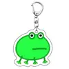 Lindo Merchandising de Animación de Peppa Pig Llavero Acrílico Animal Loro Pato Pollito Colgante para Mochila Regalo