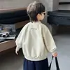 Chaqueta de Primavera y Otoño para Niños 2026 Nueva Chaqueta Elegante Estilo Coreano para Niños, Top Casual de Otoño para Bebé Niño, Moderno