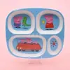 Vajilla Infantil de Frozen Dibujos Animados Lindos Tazón para Comer de Bebé Plato Dividido de Princesa Elsa Plato de Melamina