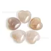 Ornamentos de Pedra Natural Coração de Pêssego Transfronteiriços 3cm Pedra Olho de Tigre Ornamentos de Pedra em Formato de Coração Peças com Cabo de Coração de Pêssego Não Poroso