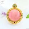 Ai Yu Joyería Retro Colgante Giratorio de Vidrio Multicolor Estilo Antiguo Collar de Buda Venta al por Mayor Dropshipping S4102905