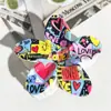 Patrón de Horquilla Impreso con UV de Flor Transfronteriza Se Puede Personalizar con Horquilla Personalizada Pinza de Tiburón Accesorios para el Cabello de Horquilla de Plumeria de Gama Alta