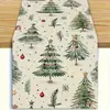 2026 Nova Passadeira de Mesa de Linho de Natal da Amazon Decoração de Festa ao Ar Livre Festival de Inverno Toalha de Mesa Jogo Americano Personalizado