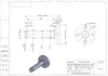 Montaje de Brida Articulada Flotante Tipo Brida Redonda Eje con Ranura para Anillo de Retención Pasador Voladizo 45# Núcleo de Eje WHE01