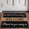 Nueva alfombrilla de suelo estilo americano transfronteriza para entrada, resistente a la suciedad, fácil de mantener, resistente al desgaste, alfombrilla decorativa para baño en stock