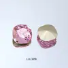 Dongzhou Cristal Grasa Diamante Cuadrado Cristal K9 Diamante Fondo Puntiagudo Súper Brillo DIY Accesorios de Joyería Diamante de Cristal Accesorios de Joyería de Lujo