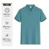 Camiseta de Manga Curta de Algodão Seda de Gelo para Mulheres, Top Casual de Cor Sólida para o Verão com Gola Polo, Camisa Polo Fina