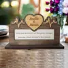 2025 Nueva Decoración Transfronteriza para Bodas y Día de San Valentín Regalo Conmemorativo de Madera para Pareja de Aniversario