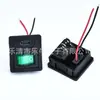 Socket hembra Tipo-C tipo empotrado cuadrado con módulo de interruptor basculante integrado, con cable, KCD1 con luz, certificado CE