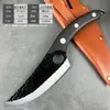 Forja manual cuchillo de hueso cuchillo para cortar cerdo cuchillo pelador cuchillo de hueso afilado unión de carne fábrica cuchillo de matanza cuchillo de corte
