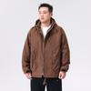 8908 talla grande Chaqueta de Algodón Nueva para Hombre Otoño/Invierno Suelta Joker Casual Algodón y Engrosamiento Sudadera con Capucha