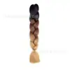 Fibra química de tres colores, cuatro colores, cinco colores, degradado, seda de alta temperatura, trenza grande, trenza jumbo, trenza burbuja, material para trenzas de cabello