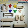 Accesorios Personalizados para Tablero Perforado, Estantes de Madera Maciza, Palitos de Madera, Cerillos de Colores, Estantes de Almacenamiento Multifuncionales, Accesorios Decorativos