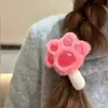 Pinzas para el Cabello de Peluche Temáticas de Zootopia con Diseño de Garra para Otoño e Invierno, Pinzas Dulces para Flequillo Lateral para Mujeres