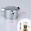 Peças de reparo para torneira de chuveiro, distribuidor de água de quatro velocidades, alavanca de interruptor rotativo, conversor de núcleo de válvula para misturador de chuveiro
