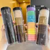 Banda para el cabello sin costuras, Banda elástica de alta elasticidad, Liga para el cabello de adulto, Cuerda gruesa para el cabello, Liga para el cabello de mujer, Joyería coreana simple para la cabeza