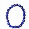 Pulsera de Piedra Ojo de Gato de 8 mm con Diseño Bicolor Graduado Transparente Hielo, Pulsera de Piedra Shoushan con Cuentas de Vidrio, Joyería Suave que se Envuelve Alrededor del Dedo