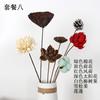 Zen Dry Flower bouquet terno mobiliário doméstico mão-inserido flor de lótus algodão buda adereços decorações criativas