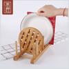 Prateleira de Armazenamento para Cozinha, Suporte com Drenagem para Tigelas, Tábua de Corte Doméstica, Suporte para Pratos, Copos, Pratos, Bolo de Chá, CD, Prateleira de Armazenamento de Bambu, Personalizável