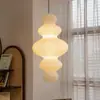 Lámpara de Papel Estilo Noguchi Isamu Luz Colgante Estilo Japonés Homestay Loft Escalera Sala de Estar Arte Pantalla Larga de Calabaza Estilo Wabi-Sabi
