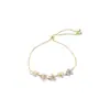 Pulseira Feminina de Pétalas Coreana de Alto Padrão Pulseira de Celebridade da Internet Estudante Melhor Amiga Estilo Coreano Design Simples de Nicho Estiloso
