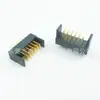 Suporte de bateria vertical de alta corrente 6p espaçamento 2.0PH conector de bateria assento macho A05M-A-6P-M9 pino duplo