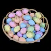 Paquete de 6 huevos de Pascua y Navidad, venta al por mayor transfronteriza, adornos colgantes de simulación, decoración navideña DIY