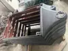 Balanza mecánica báscula de plataforma antigua accesorios báscula de pesaje con pesas anillos de elevación en las cuatro esquinas con base para cuchilla gancho en la placa superior rueda de cuchilla en las cuatro esquinas