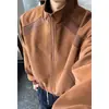Colección Otoño 2026: Chaqueta de cuero tipo patchwork americano, talla grande, estilo Hong Kong, tallas M-5X, HJ261094-Extra P39