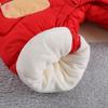2025 Ropa Nueva de Algodón para Gateo de Niños Otoño e Invierno Monos de Bebé para Niños y Niñas Ropa de Bebé para Niños Ropa de Gateo Algodón Relleno de Plumas Espeso