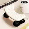 Taburete para inodoro con reposapiés grande, lindo y engrosado, una herramienta mágica para usar el inodoro, taburete con reposapiés de plástico antideslizante para niños en el tocador