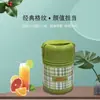 Lonchera aislada portátil de acero inoxidable para estudiantes y trabajadores de oficina, pequeña y portátil, multicapa, compartimentada, 680 ml