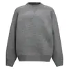 Suéter raglán para hombre de otoño e invierno, suéter de punto fino con cuello redondo, jersey de corte holgado, moda masculina, estilo coreano moderno
