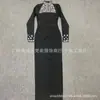 Vestido de Festa Elegante com Renda Transparente e Pedrarias, Estilo Lady Europeu e Americano, Novo, Cruzado, com Faixas para Mulheres