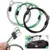 Equipamento de segurança com cabo de aço anti-roubo para bagagem 304, cordão de segurança 2mm, corda de segurança para iluminação de palco e áudio