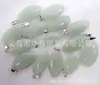 Europa e Estados Unidos venda quente pedra natural cristal ágata pedra olho de cavalo gota d'água pingente colar acessórios joias e-commerce