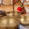 Tigela Cantante Kasa Nepalesa Pura Feita à Mão Lua Cheia, Terapia Sonora Buda, Tigela de Cobre Vintage para Yoga Meditação, Tigela Sonora, Ornamento Sinos de Cobre