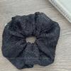 Scrunchie de Malla de Color Sólido para Mujer, Liga para el Cabello de Alta Gama, Cuerda para Moño, Accesorio para el Cabello Versátil, Adorno para el Cabello Simple, Banda Elástica