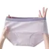Calcinhas Infantis Estilo Esportivo, Categoria A, Algodão Puro, Sem Costura, Cintura Média, Cor Contrastante, Algodão, Gancho Estendido, Calcinhas Macias e Respiráveis para Mulheres