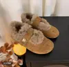 Zapatos Birkenstock modelo nuevo 2026 vintage para mujer, zapatos cálidos tipo slip-on peludos, versátiles para nieve y invierno, con forro de felpa