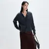 Chaqueta Cardigan de Punto Zhimohe Mismo Estilo Cuello Redondo Cepillado Otoño e Invierno Nuevo Suéter Cardigan 100% Cachemira Pura para Mujer