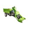 Partida com um botão Caminhão de limpeza de esterco de três rodas Máquina de limpeza de esterco de fazenda de gado Raspador de esterco a diesel de 2 metros quadrados
