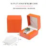 Caja de reloj curva de cuero PU Caja de almacenamiento para reloj mecánico de cuero para hombre europeo Caja de regalo para reloj Venta al por mayor