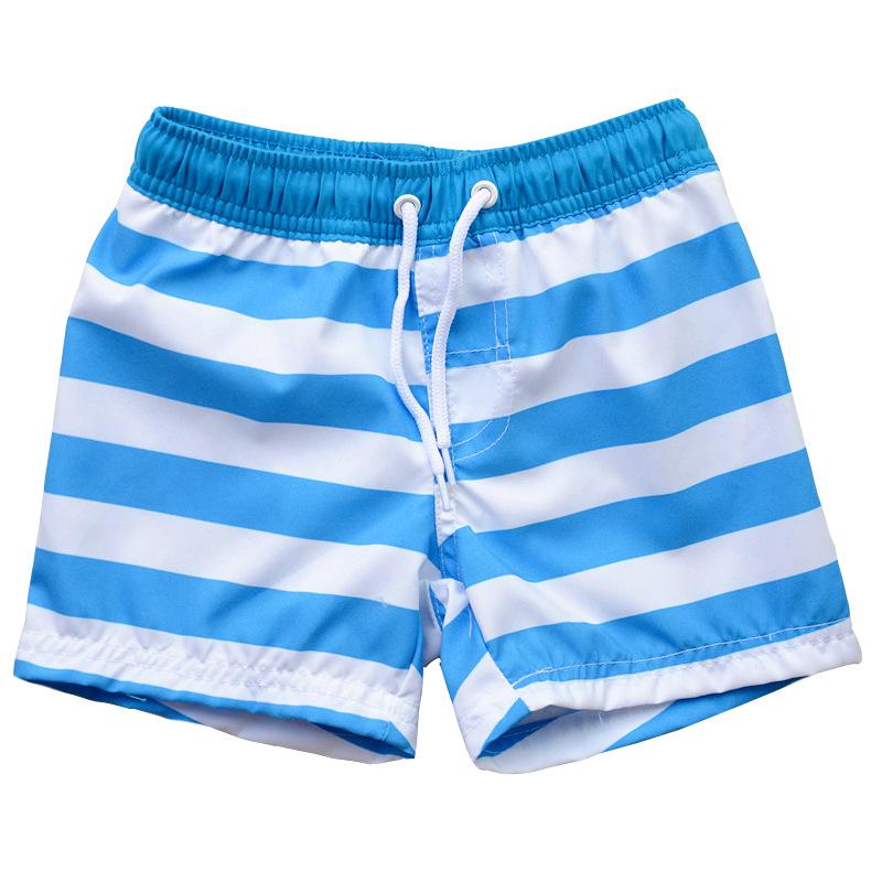 82800502 蓝白条纹系带沙滩裤