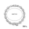 Nueva Joyería de Mano de Circonita Cúbica de Color Cuadrado Llena de Diamantes Moda Simple Europea y Americana Pulsera de Venta Caliente Joyería de Mano