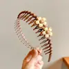 2026 Nuevo Modelo Diadema Exquisita de Corona Alta, Lujosa y Elegante, con Dientes, Pinza para el Cabello, Versátil Accesorio para el Cabello de Verano