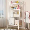 Estantería de pie para la sala de estar, con forma trapezoidal, conveniente para uso doméstico, diseño simple y minimalista, adecuada para balcones y hogares de estilo escandinavo