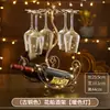 Criativo Suporte de Vinho Doméstico Porta Garrafas de Vinho Suporte de Taças de Vinho de Cabeça para Baixo Armário de Vinho Estilo Europeu Enfeites Suporte de Vinho
