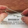 Pin de Círculo Grande Dorado, Broche Chapado en Oro que Conserva el Color, Pin Grande de Círculo Envuelto a Mano, Accesorios para Broche DIY al por Mayor Estándar Europeo