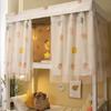 Cortina de Cama para Dormitorio de Estudiante Litera Superior Litera Inferior Sombreado Doble Capa de Doble Uso Mosquitera Integrada Cortina para Dormitorio Universitario para Hombres y Mujeres